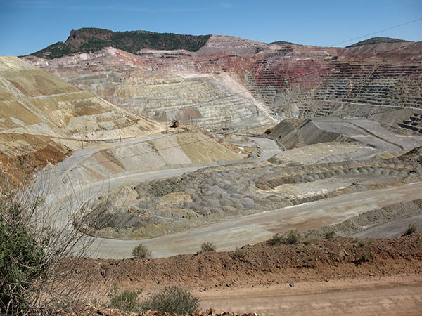 Copper mine in Arizona