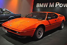 BMW's M1 from 1979, a star in Munich's BMW Museum. By Olli1800 (Own work) [CC BY-SA 3.0 (http://creativecommons.org/licenses/by-sa/3.0)], via Wikimedia Commons