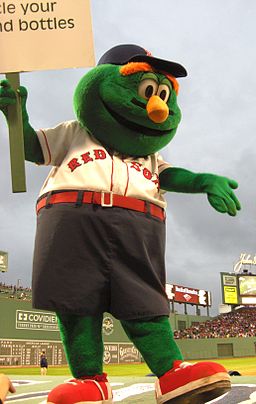 During the 2008 season, Wally tried to persuade Fenway fans to recycle. By malo (Own work) [CC BY-SA 3.0 (http://creativecommons.org/licenses/by-sa/3.0) or GFDL (http://www.gnu.org/copyleft/fdl.html)], via Wikimedia Commons