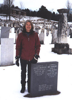 Liza at the Cemetery
